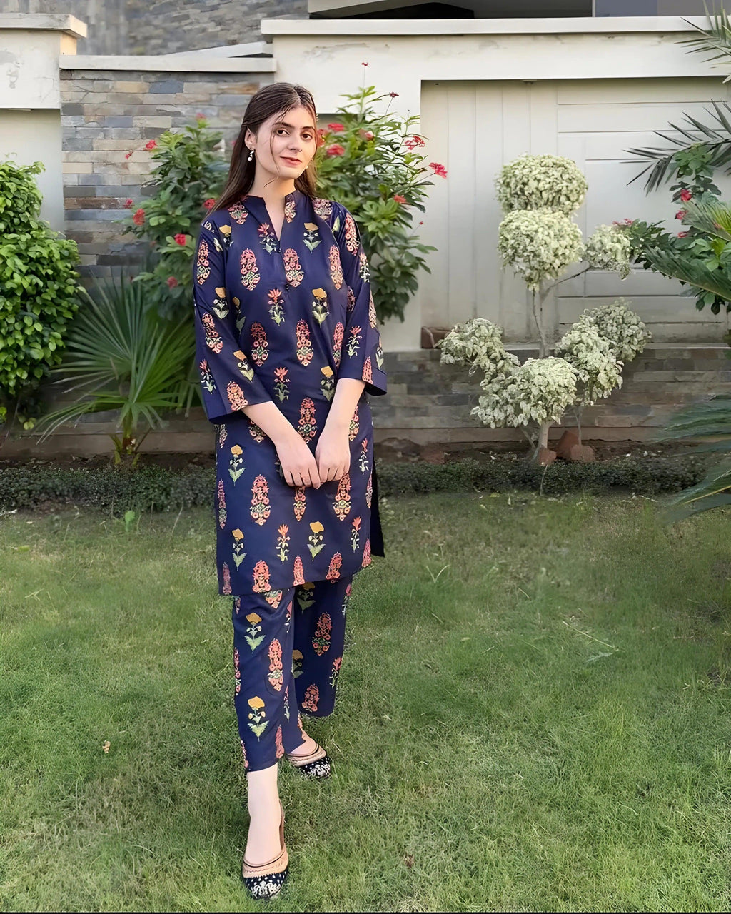 Rangrasiya Floral Print 2Pcs Stitched